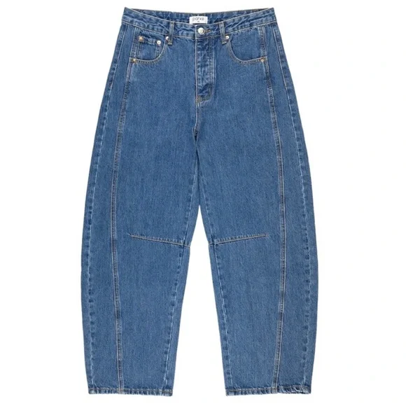 Parke The Horseshoe Jeans in Medium Wash - Picture 2 of 11